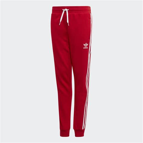 adidas 3 srteifen hose rot|3 Stripes .